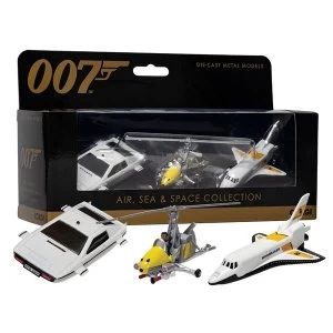 Corgi James Bond Collection (Space Shuttle, Little Nellie, Lotus Esprit) Diecast Models