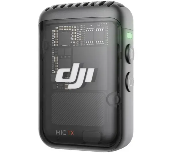 DJI Mic 2 (2 TX 1 RX Charging Case) Wireless Microphone Kit - Black