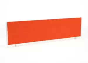 Impulse/Evolve Plus Bench Screen 1600 Bespoke Tabasco Orange White Frame