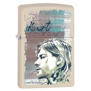 Zippo Kurt Cobain Matte Cream Lighter