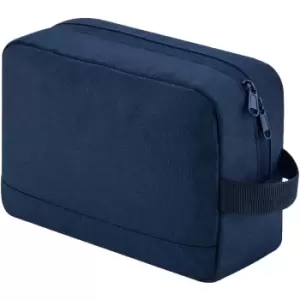 Bagbase Unisex Adult Essentials Recycled Toiletry Bag (One Size) (Navy)