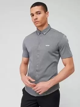 BOSS Biadia_r Regular Fit Shirt - Navy, Size XL, Men
