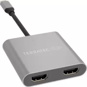 Terratec 306697 USB-C Adapter [1x USB-C plug - 1x HDMI socket] Grey