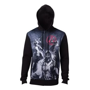 Assassins Creed - Live By The Creed Core Mens Small Hoodie - Black