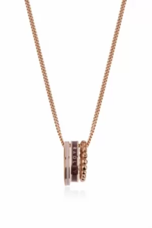 Ladies Radley Rose Gold Plated Sterling Silver Hatton Row Necklace RYJ2009