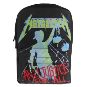 Rock Sax Justice For All Metallica Backpack (One Size) (Black)