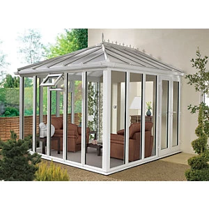 Wickes Edwardian Full Glass Conservatory - 15 x 10 ft