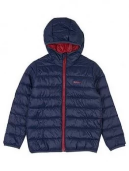 Barbour Boys Trawl Hooded Padded Jacket - Navy