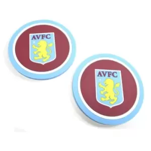 Aston Villa Two Pack Coaster Set