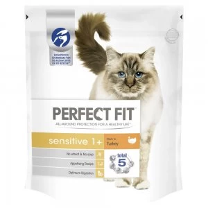Perfect Fit Complete Sensitive 1+ Turkey Dry Cat Food 750g