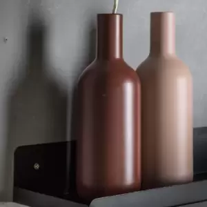 23cm Ceramic Rust Vase