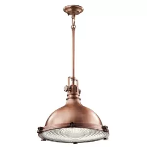 1 Bulb Ceiling Pendant Light Fitting Antique Copper LED E27 150W Bulb