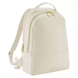 Bagbase Womens/Ladies Boutique Leather-Look PU Backpack (One Size) (Oyster)