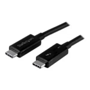 StarTech 1m Thunderbolt 40 Gbs CE C USB 3 Active Thunderbolt Cable Black