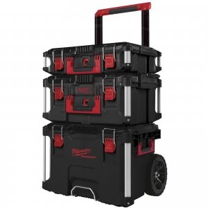 Milwaukee Packout 3 Piece Trolley Tool Case Set