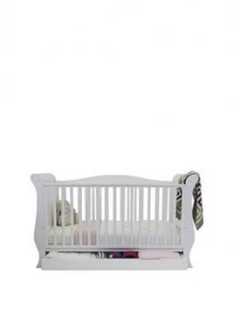 BabyStyle Hollie Sleigh Cot Bed - White, One Colour