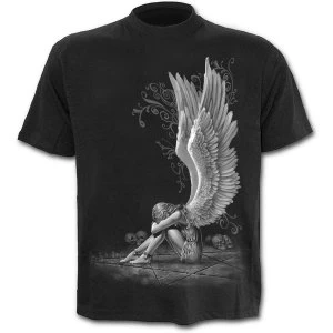 Enslaved Angel Mens Large T-Shirt - Black