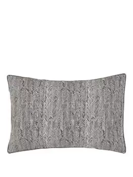 Himeya In Sync Pinstripe Pillowcase Pair - Charcoal