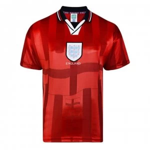 Score Draw England 98 Away Jersey Mens - Red