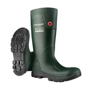 FieldPRO Full Safety Safety Wellingtons Green Size 45