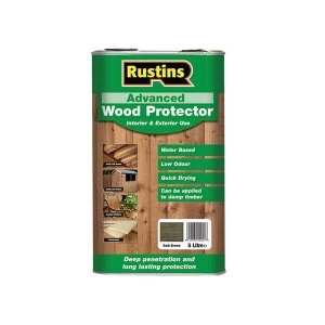 Rustins Quick Dry Advanced Wood Protector Green 5 litre