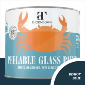 Thorndown Bishop Blue Peelable Glass Paint 150ml - Opaque