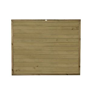 Forest Garden Pressure Treated Tongue & Groove Horizontal Fence Panel - 6 x 5ft Pack of 5