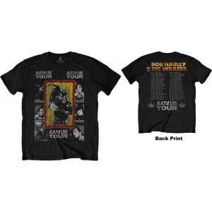 Bob Marley - Kaya Tour Unisex Small T-Shirt - Black