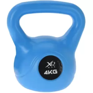 Xq Max 4kg Kettlebell Weights Home Gym Kettle Bell Fitness Strength Training Equipment - W002920 - Blue
