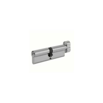 Yale - 6 Pin Euro Turn Cylinder Lock - 30:10:30 (70mm) - Satin Nickel Plated