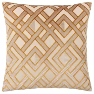 Henley Cushion Gold / 50 x 50cm / Polyester Filled