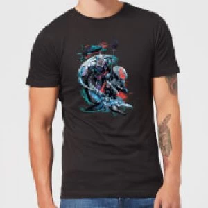Aquaman Black Manta & Ocean Master Mens T-Shirt - Black - XXL