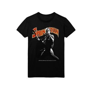 Bruce Springsteen - Winterland Ballroom Singing Unisex Small T-Shirt - Black