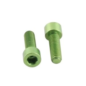 ETC Alloy Bolts Coloured Cheese Head (4) M5 x 15mm Green