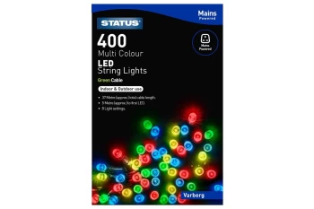 Status Varberg 400 LED String Lights - Multicoloured, 37m