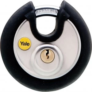 Yale Stainless Steel Disc Padlock 70mm Standard
