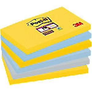 Post-it Super Sticky Notes 127 x 76mm New York 6 Pieces of 90 Sheets