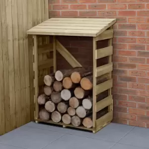 3' x 2' Forest Slatted Log Store (0.9m x 0.57m) - Small