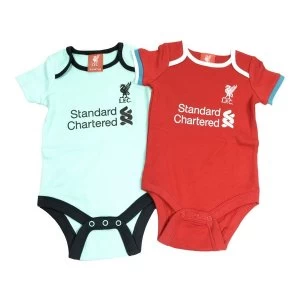0-3 Months Liverpool Two Pack Body Suits 2020 21