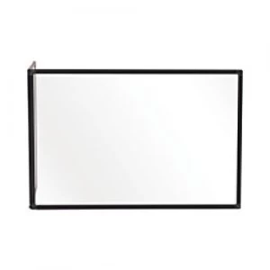 Bi-Office Maya Duo Acrylic Board with Black Frame 900 x 600 mm + 450 x 600 mm Pack of 2