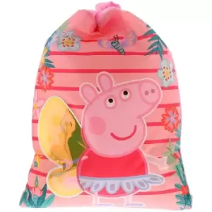 Peppa Pig Childrens/Kids Trainer Drawstring Bag (One Size) (Pink)
