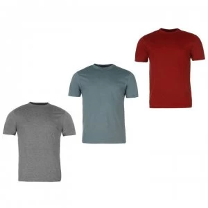 Donnay 3 Pack T Shirts Mens - Burg/StBlu/Char