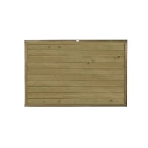 Forest Garden Pressure Treated Tongue & Groove Horizontal Fence Panel - 6 x 4ft Pack of 4