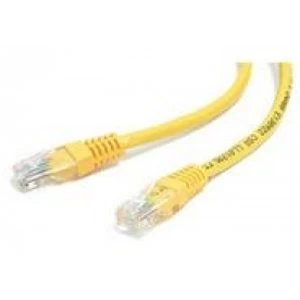 2 ft Yellow Molded Category 5e 350 MHz UTP Patch Cable