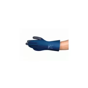 Chemical Protection Gauntlet Glove Lined 380mm Blue Size 9