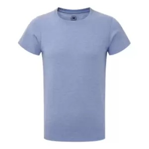 Russell Childrens Boys Short Sleeve HD T-Shirt (9-10 Years) (Blue Marl)