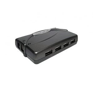 4 Port USB 2.0 Powered Hub Supporting High Speed Transmission Rate of upto 480Mbps UK Pug