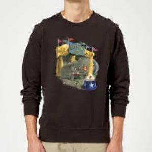 Dumbo Circus Sweatshirt - Black - XL