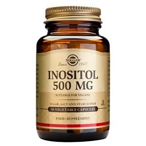 Solgar Inositol 500 mg Vegetable Capsules 50 Vegicaps