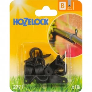 Hozelock CLASSIC MICRO Wall Clip 1/2" / 12.5mm Pack of 10